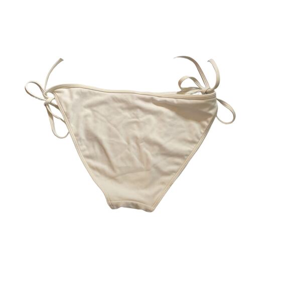 NWOT Victoria Secret White String Bikini Size L - Picture 3 of 4